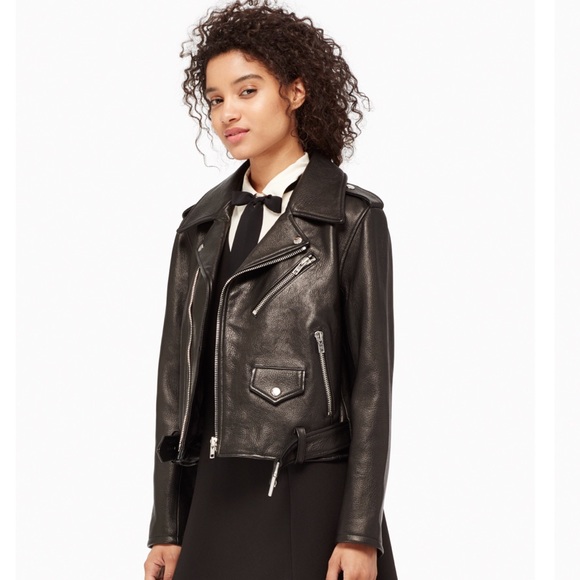 kate spade leather jacket